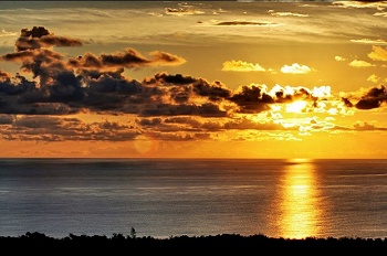 Kenting's sunset view shotted from Guanshan (by Proboss)