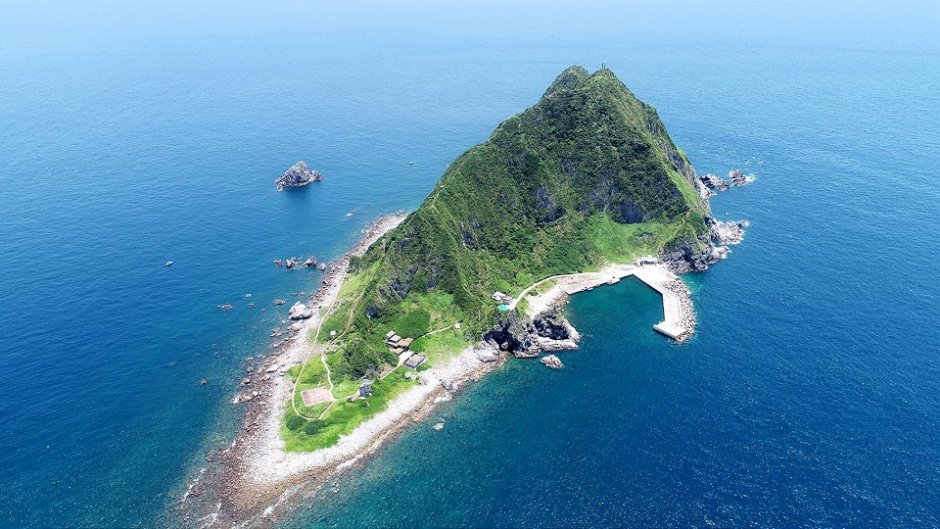 位於基隆外海的基隆嶼為火山形成的島嶼