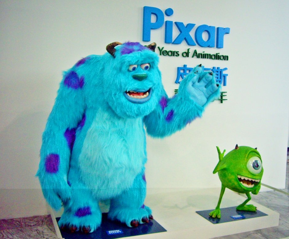 皮克斯動畫電影廣受大人小孩喜歡，曾於台灣舉辦多場展覽