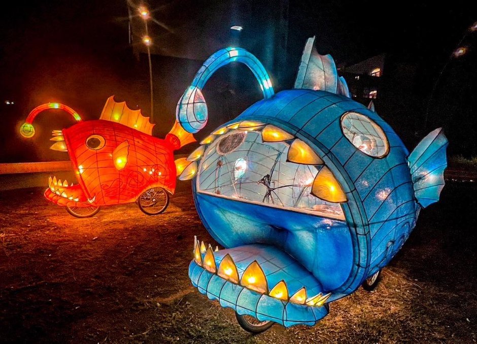 2023澎湖追風音樂節《光島盛典》首度結合澎湖地景文化製成會移動的燈藝