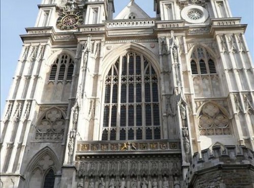 西敏寺Westminster Abbey-西前塔的雙塔設計