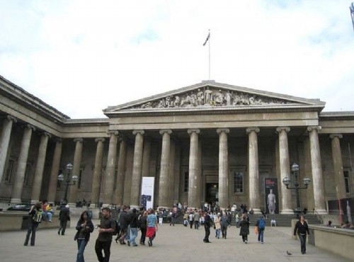 大英博物館The British Museum-博物館內廣場