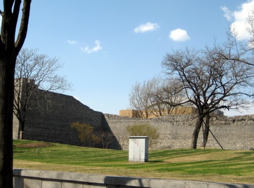 明城牆遺址公園-南角樓的城牆遺址